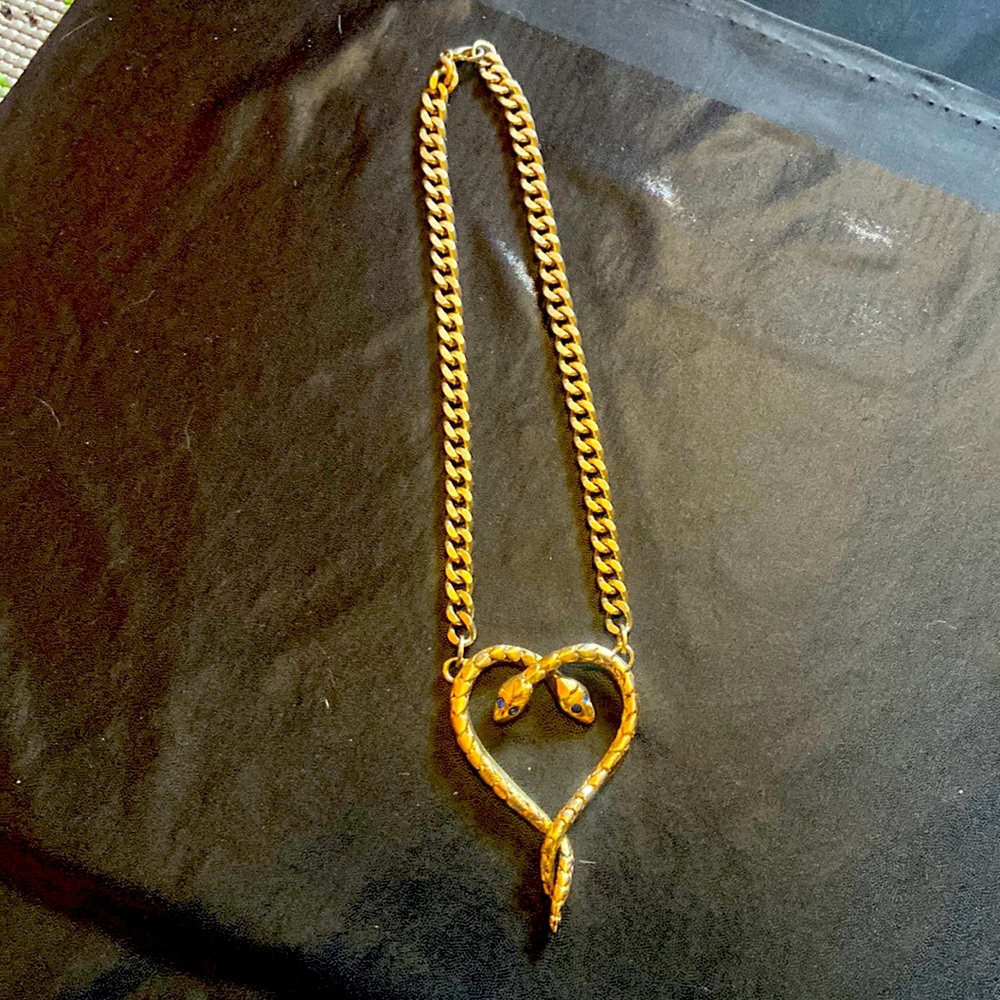 Double Snake Chain Necklace